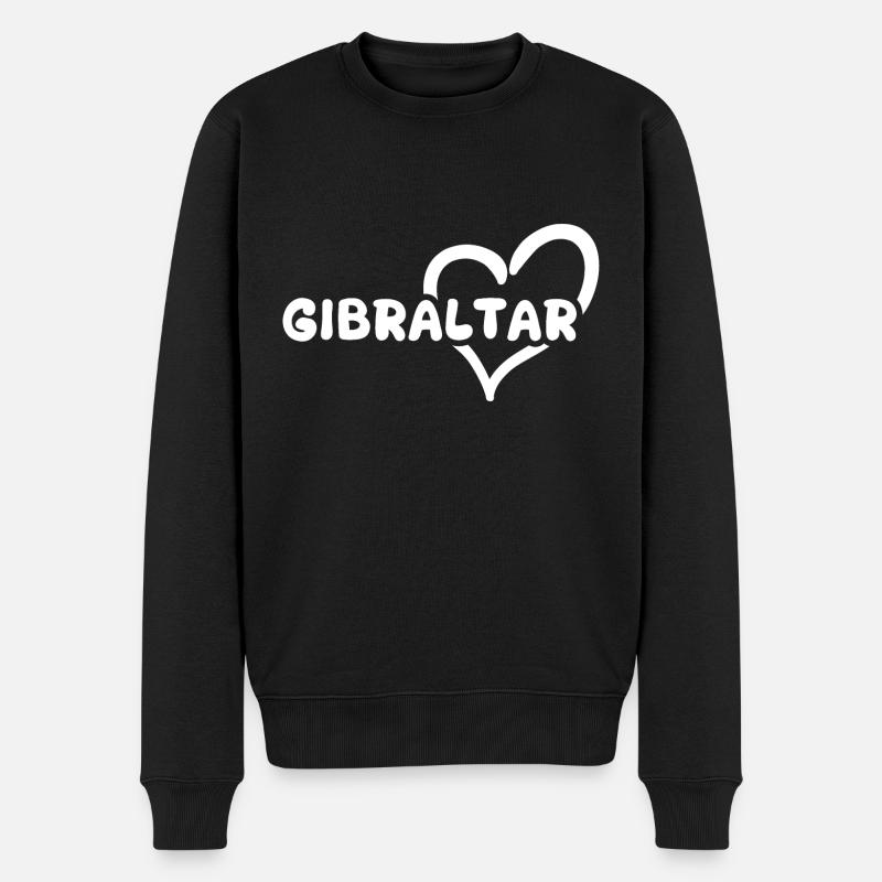 Cadeau pour Gibraltar - Pull Premium bio Homme - noir