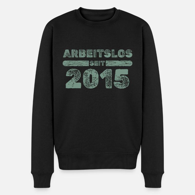 2015 - Männer Premium Bio Pullover - Schwarz