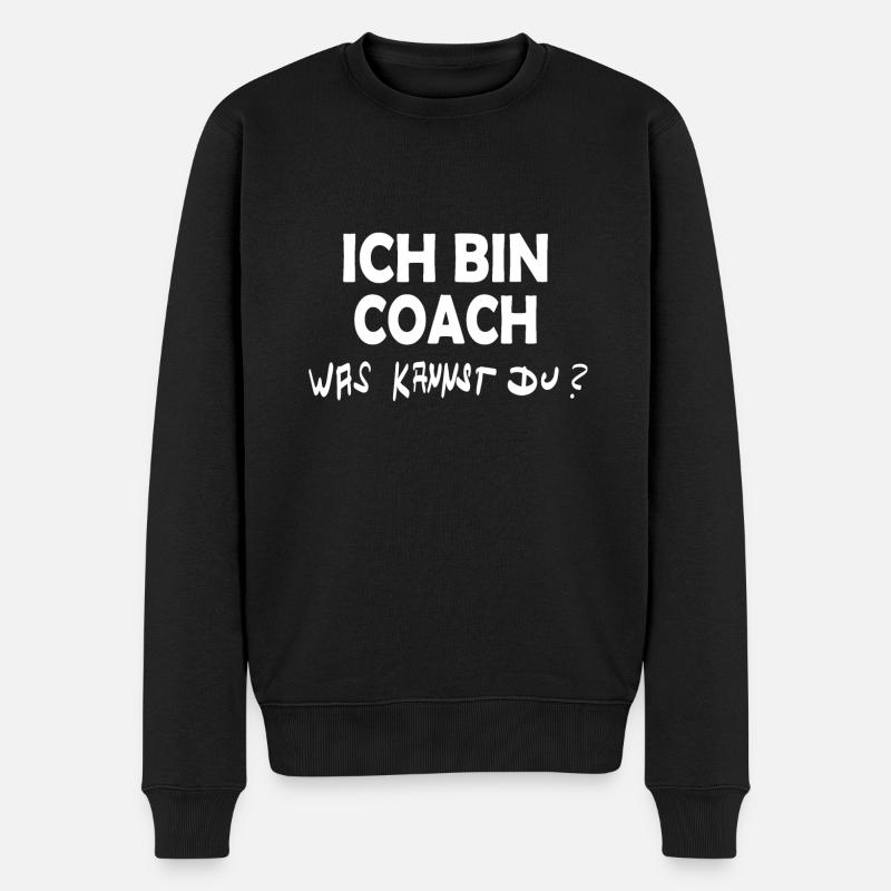 Profession Coach - Pull Premium bio Homme - noir
