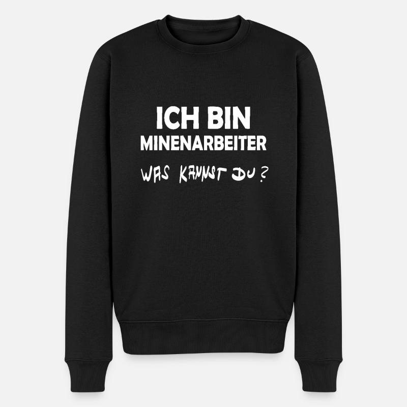 Profession : Mineur - Pull Premium bio Homme - noir