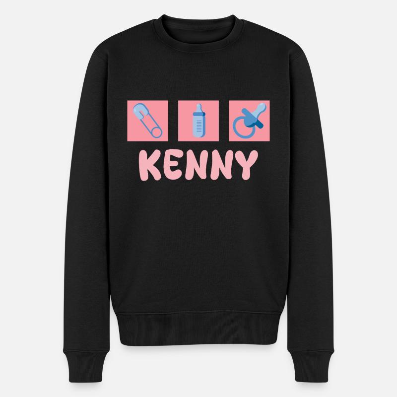 Kenny - Pull Premium bio Homme - noir