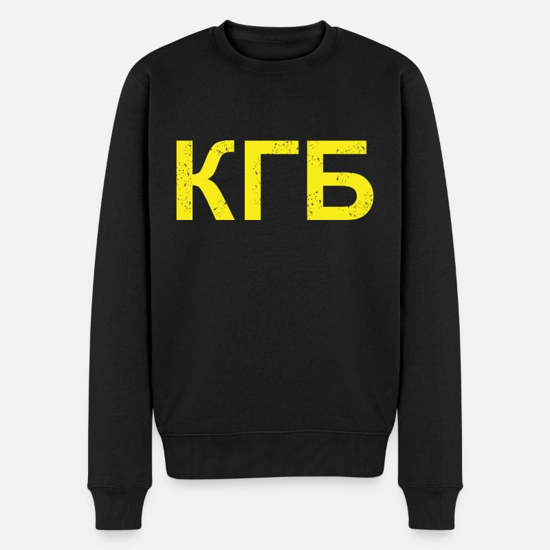 KGB - Männer Premium Bio Pullover - Schwarz