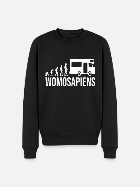Womosapiens Wohnmobil Evolution - Männer Premium Bio Pullover - Schwarz