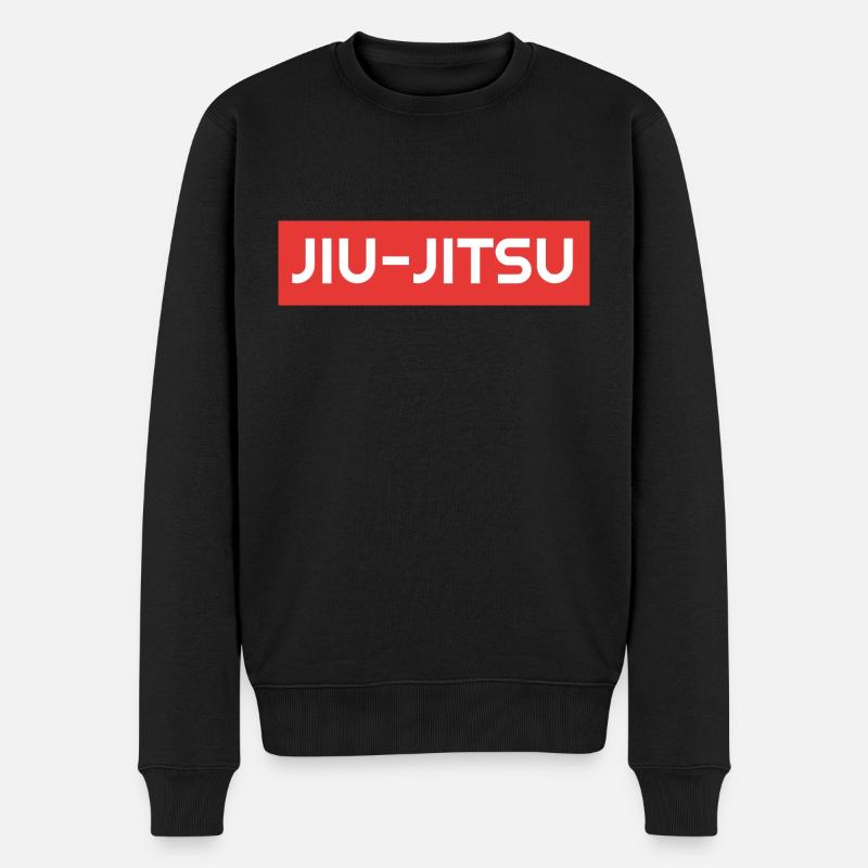 BrasilianischeJiu Jitsu (BJJ) Surpassing - Männer Premium Bio Pullover - Schwarz