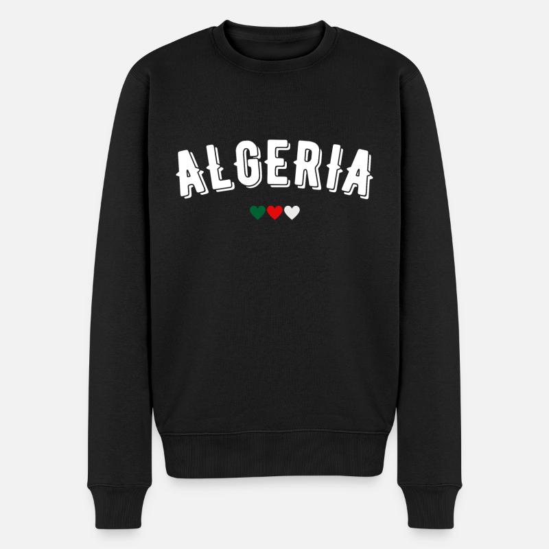 Algérie - Pull Premium bio Homme - noir