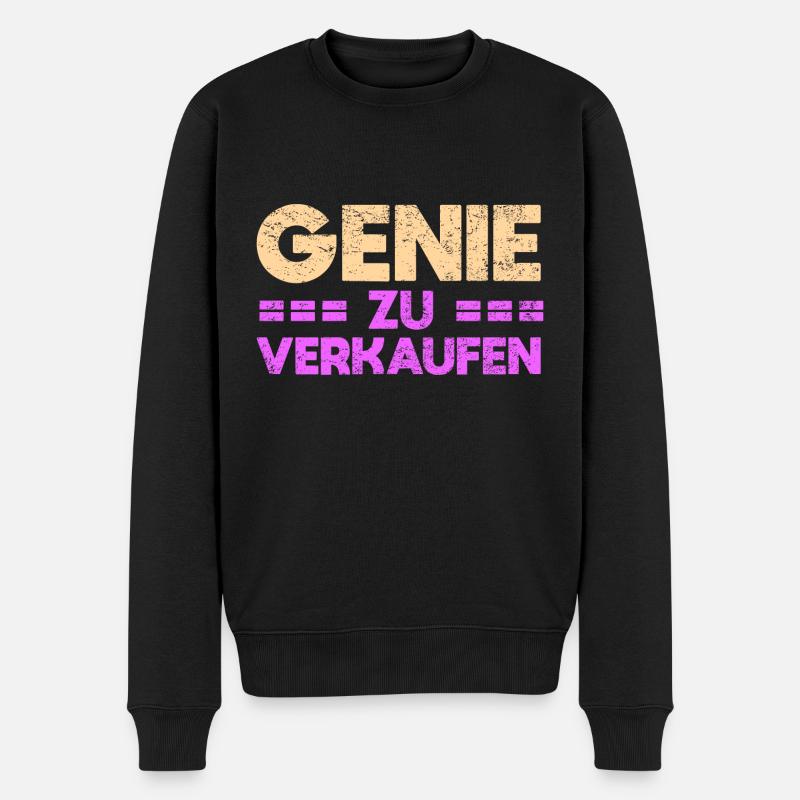 Genie Zu Verkaufen - Männer Premium Bio Pullover - Schwarz