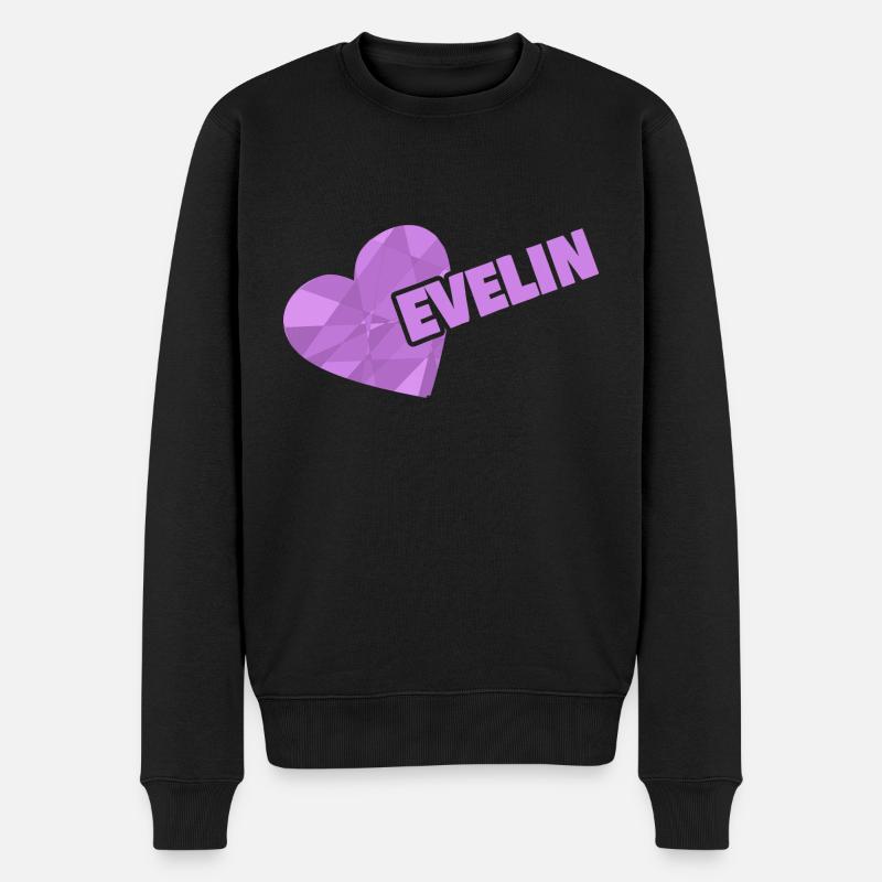 Couronne Evelin - Pull Premium bio Homme - noir