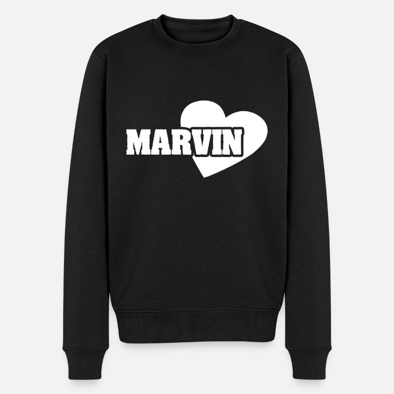 Marvin - Pull Premium bio Homme - noir