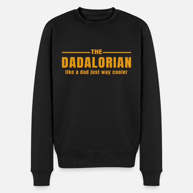 DADALORIAN - Männer Premium Bio Pullover - Schwarz