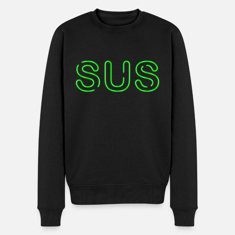 Sus - Parole jeunesse - Pull Premium bio Homme - noir