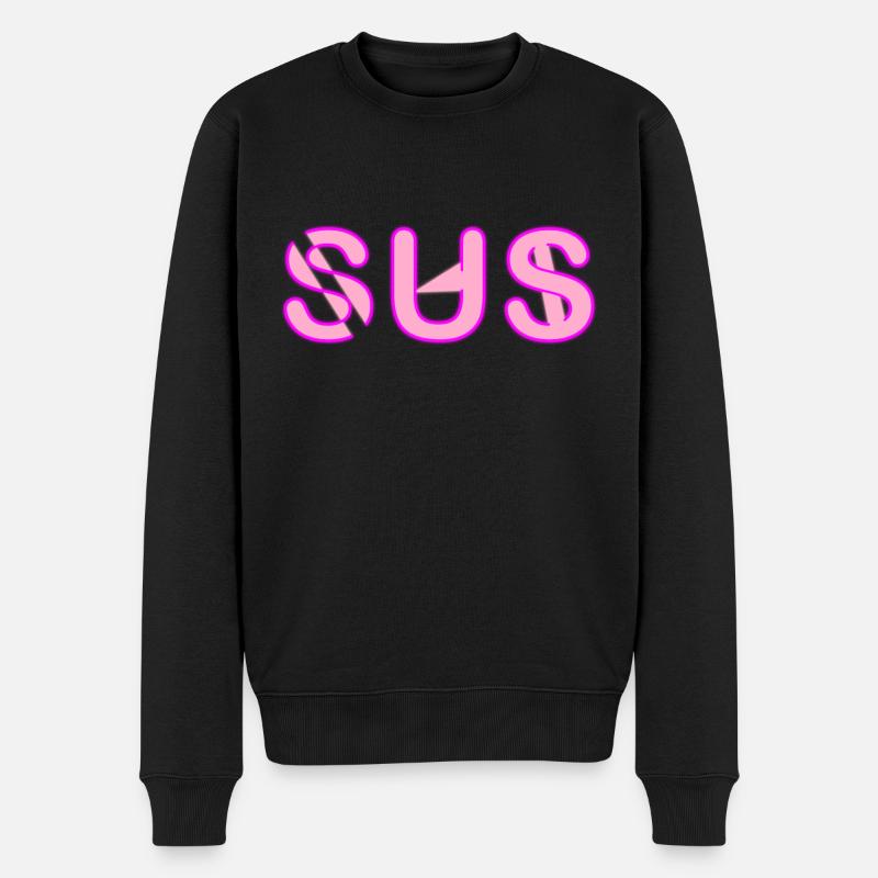 Sus - Jugendwort - Männer Premium Bio Pullover - Schwarz