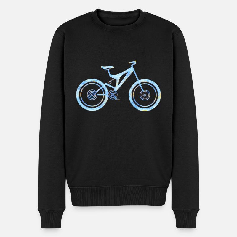 VTT bleu - Pull Premium bio Homme - noir