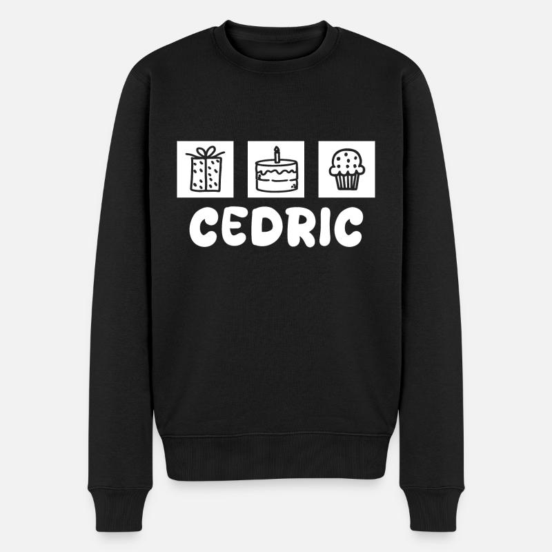 Cadeau pour Cédric - Pull Premium bio Homme - noir