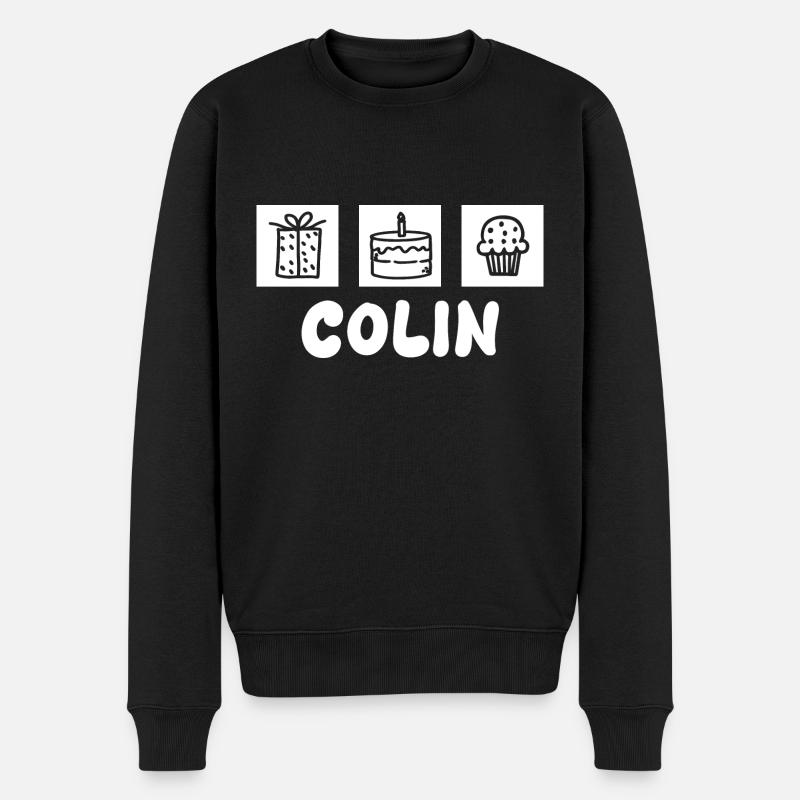 Cadeau pour Colin - Pull Premium bio Homme - noir
