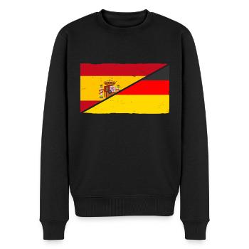 Espagnols Allemagne Espagne - Pull Premium bio Homme - noir - Devant - Nico (187cm)