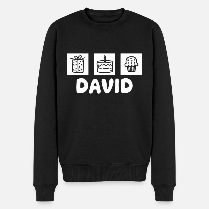 David - Pull Premium bio Homme - noir