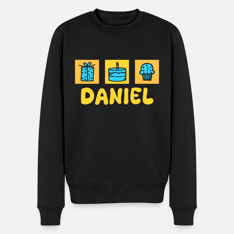 Prénom Daniel - Pull Premium bio Homme - noir