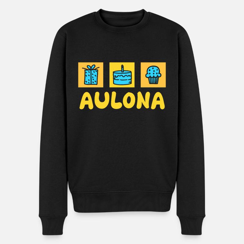 Aulona - Männer Premium Bio Pullover - Schwarz