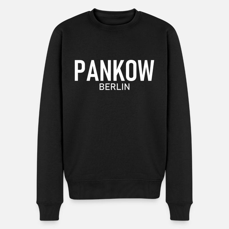 Pankow - Berlin - Bezirk - Deutschland - Männer Premium Bio Pullover - Schwarz