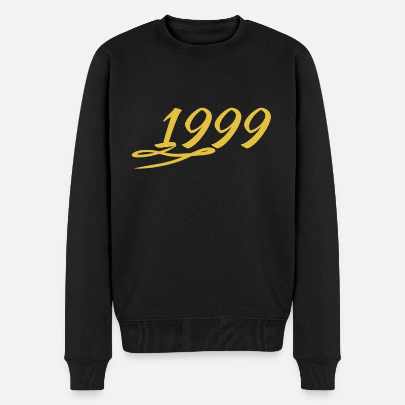 1999 - Männer Premium Bio Pullover - Schwarz