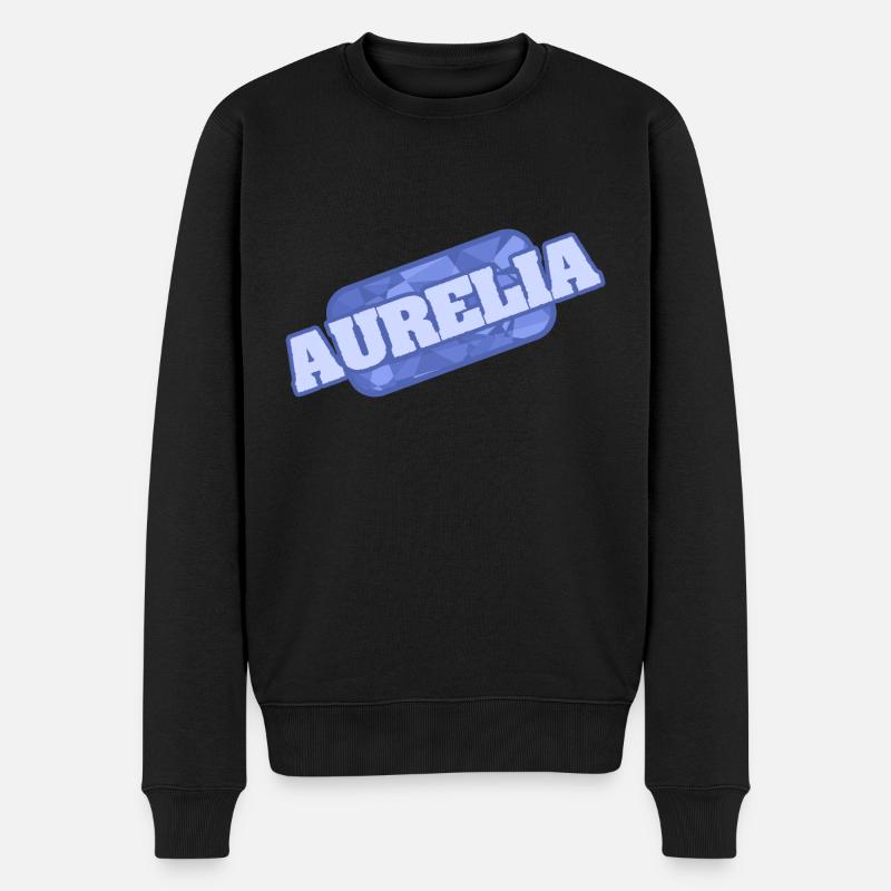 Cadeau pour Aurelia - Pull Premium bio Homme - noir