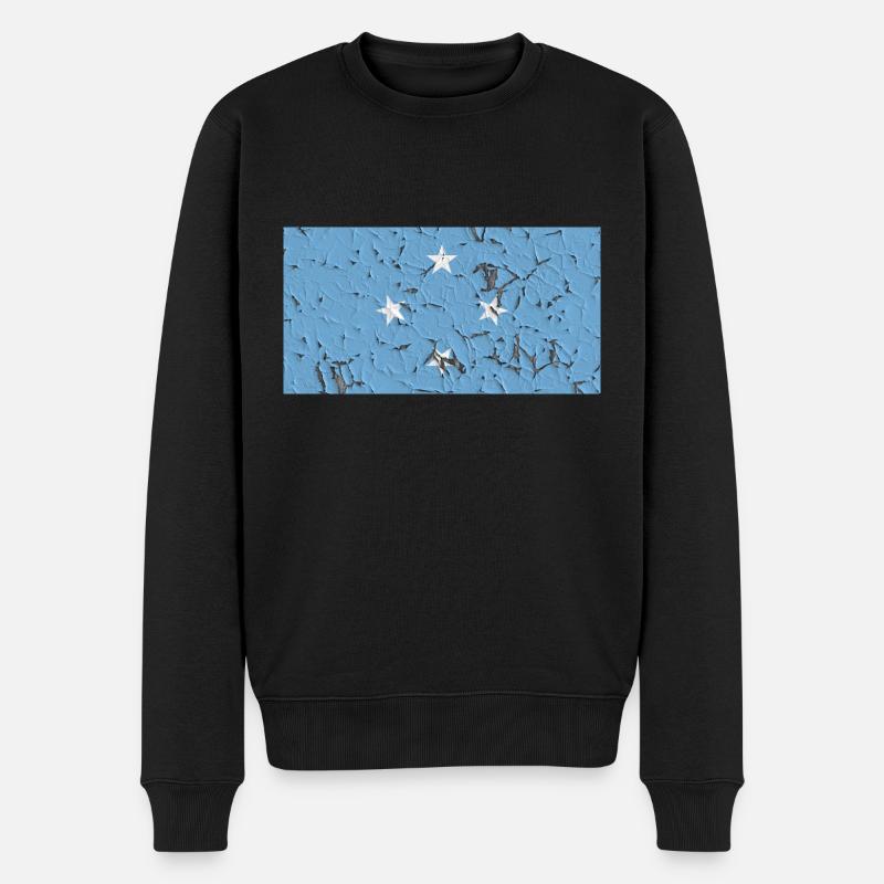 Micronésie Micronésie - Pull Premium bio Homme - noir