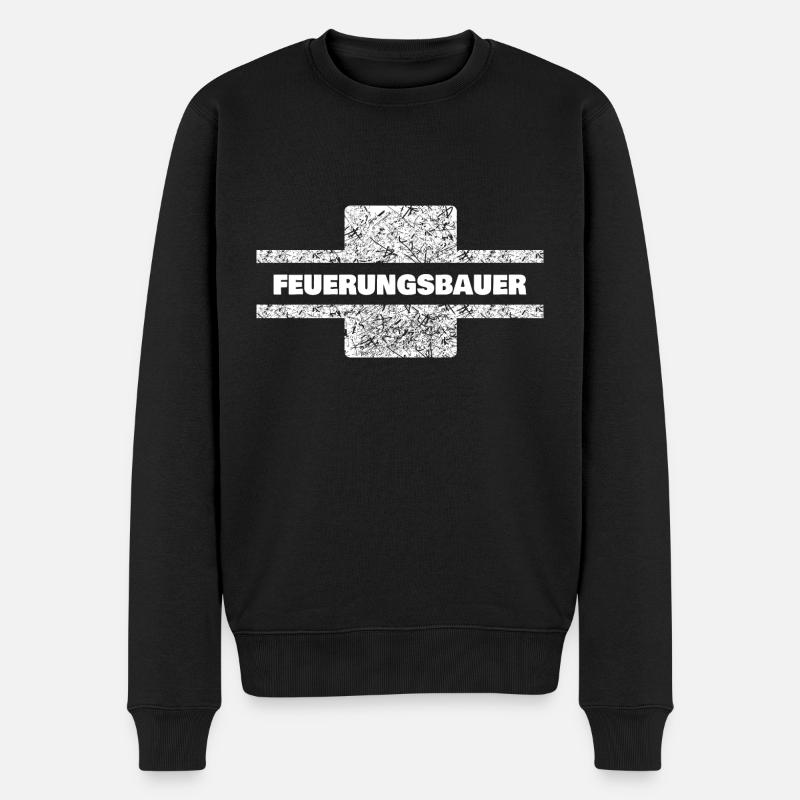 Profession : Constructeur de fours - Pull Premium bio Homme - noir