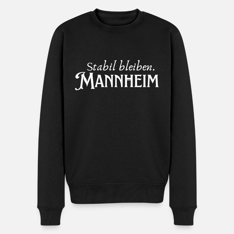 Rester stable à Mannheim - Pull Premium bio Homme - noir