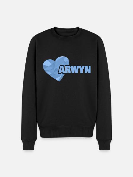 Mama Arwyn - Men's Premium Organic Jumper - black