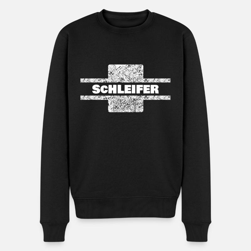 Beruf Schleifer - Männer Premium Bio Pullover - Schwarz