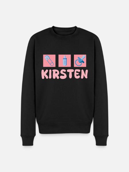 Pacifier Kirsten - Men's Premium Organic Jumper - black