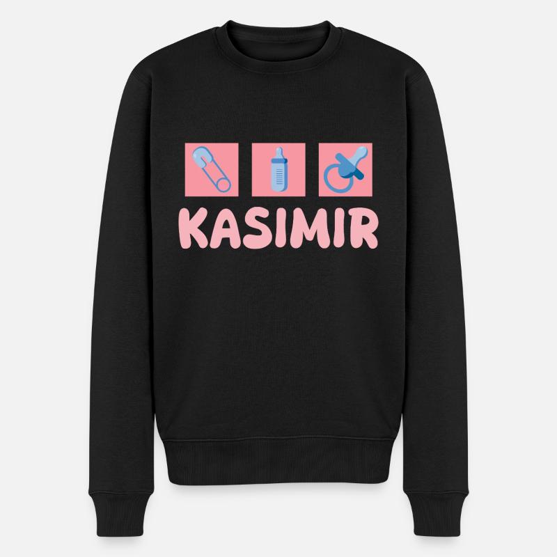 Kasimir - Pull Premium bio Homme - noir