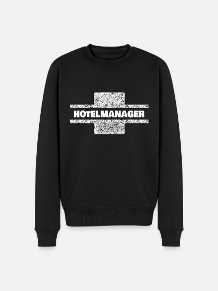 Occupation Hotel Manager - Men's Premium Organic Jumper - black