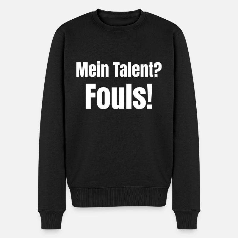 Mon talent ? Fautes! - Pull Premium bio Homme - noir