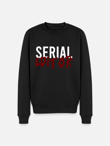 Series Editor - Men's Premium Organic Jumper - black