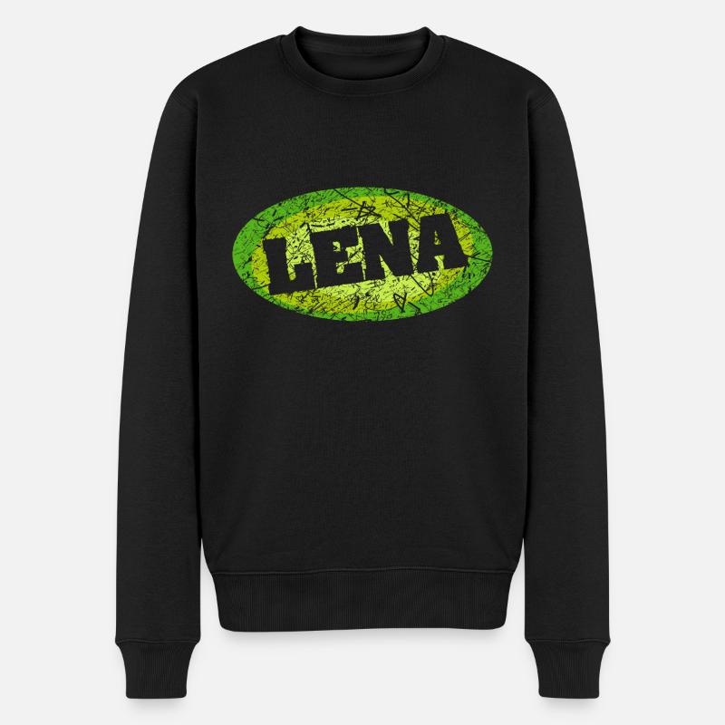 Lena - Männer Premium Bio Pullover - Schwarz