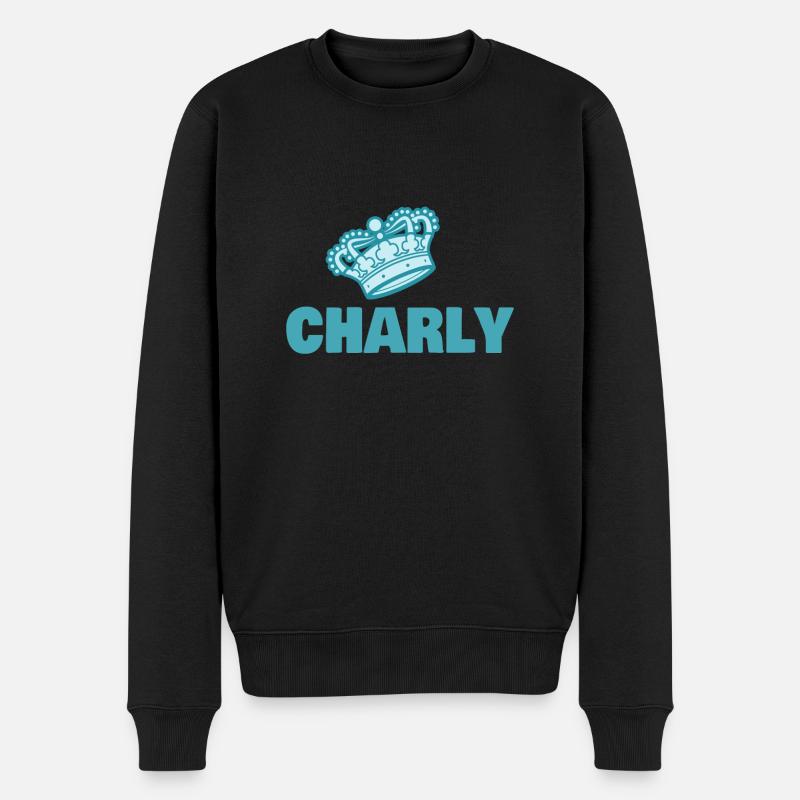 Cadeau pour Charly - Pull Premium bio Homme - noir