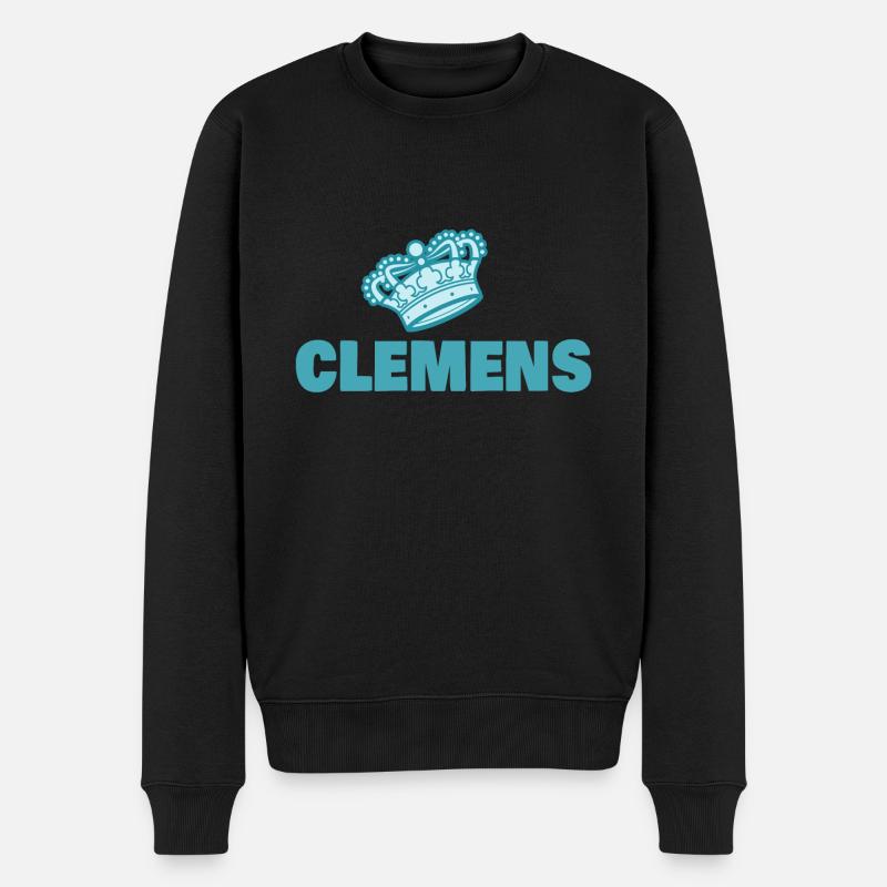 Prénom Clemens - Pull Premium bio Homme - noir