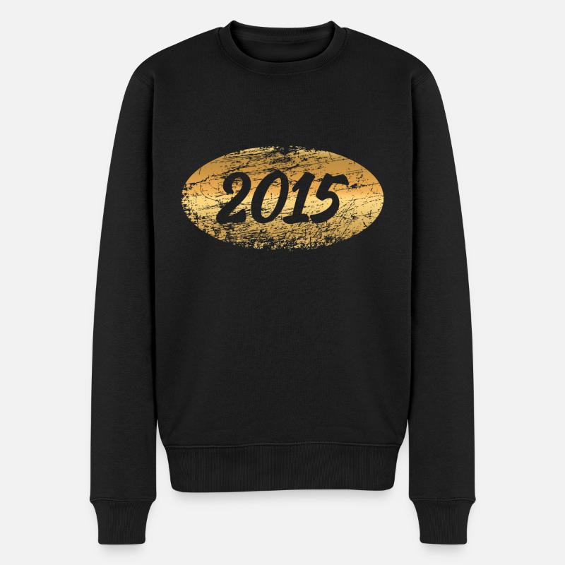 Edelmetall 2015 - Männer Premium Bio Pullover - Schwarz