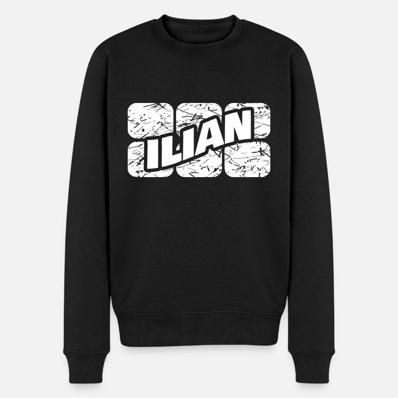 Ilian Ilian - Pull Premium bio Homme - noir