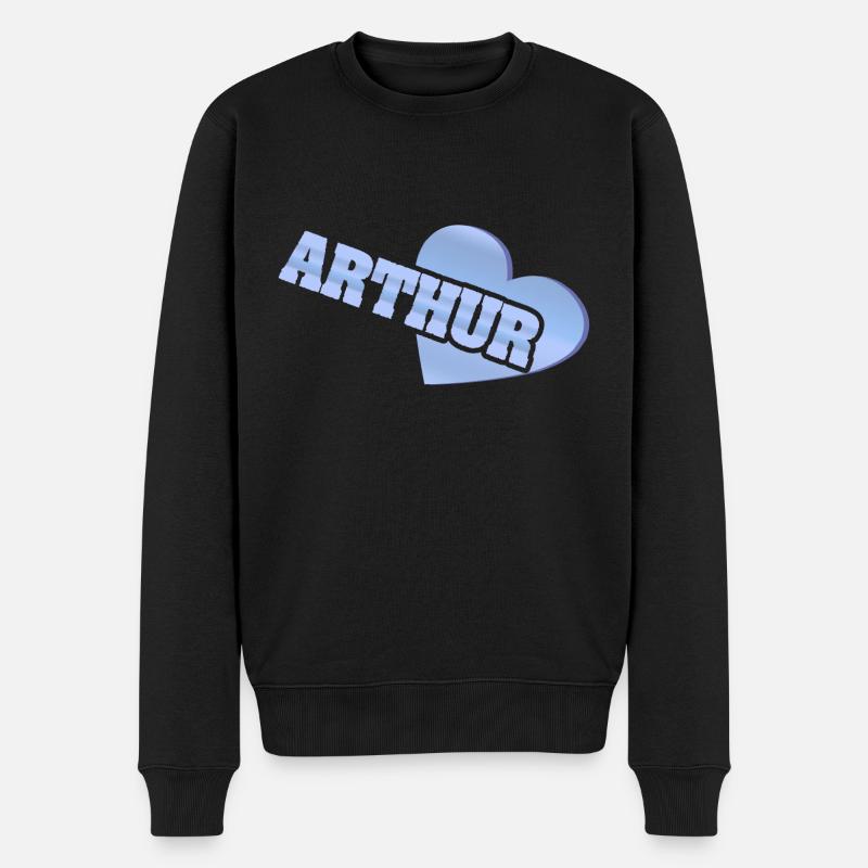 Arthur d’or - Pull Premium bio Homme - noir