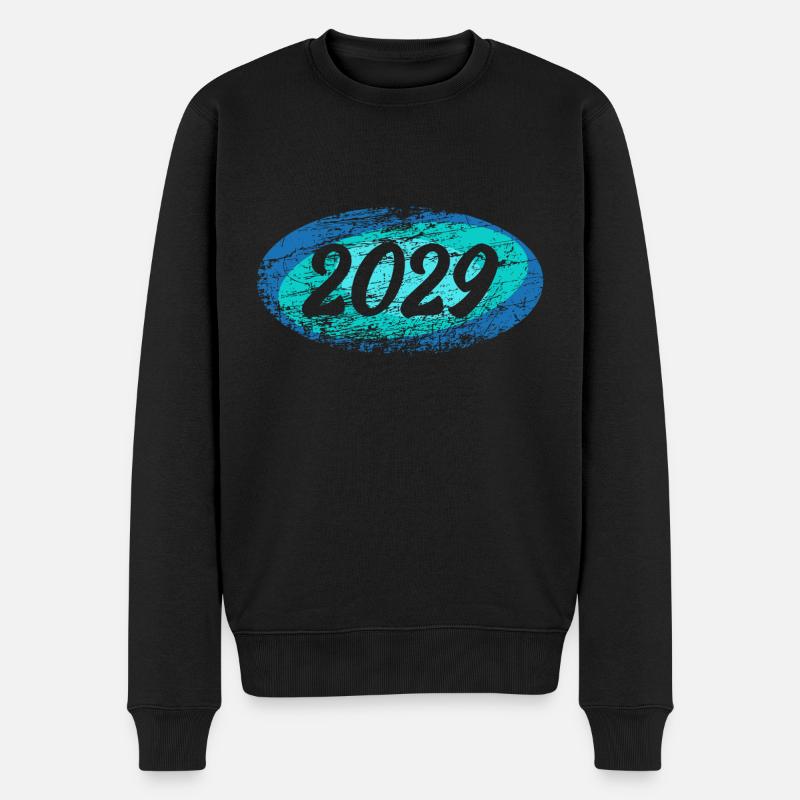 2029 2029 - Männer Premium Bio Pullover - Schwarz