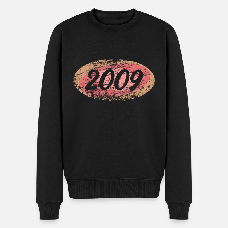 2009 - Männer Premium Bio Pullover - Schwarz
