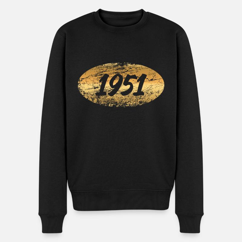Lingot d’or 1951 - Pull Premium bio Homme - noir