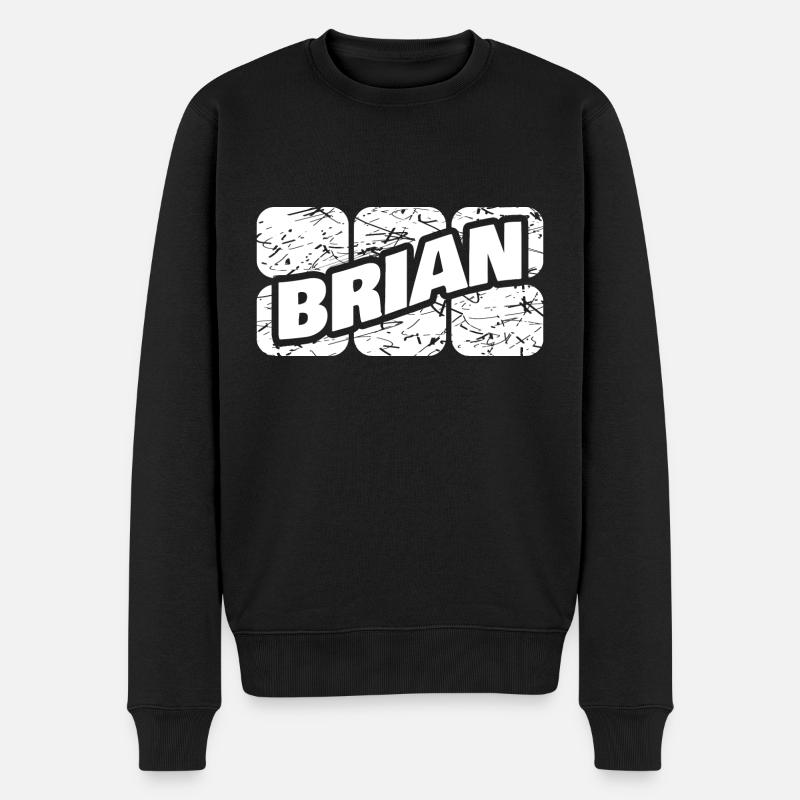 Brian Brian - Pull Premium bio Homme - noir