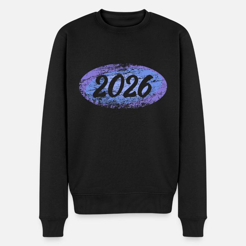 Rekrut 2026 - Männer Premium Bio Pullover - Schwarz