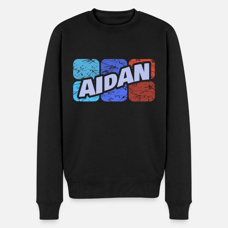 Aidan dans le rôle d’Aidan - Pull Premium bio Homme - noir