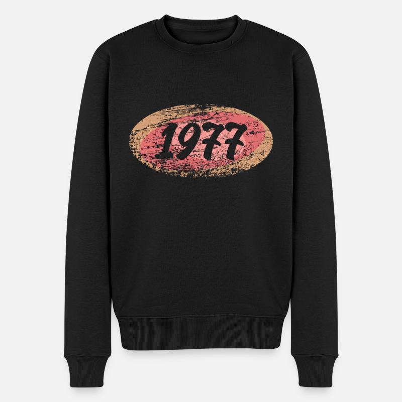 Vacances 1977 - Pull Premium bio Homme - noir