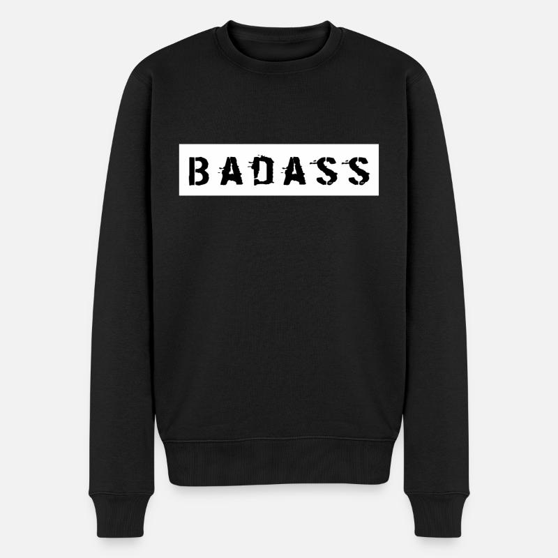Badass to express yourself - Men's Premium Organic Jumper - black