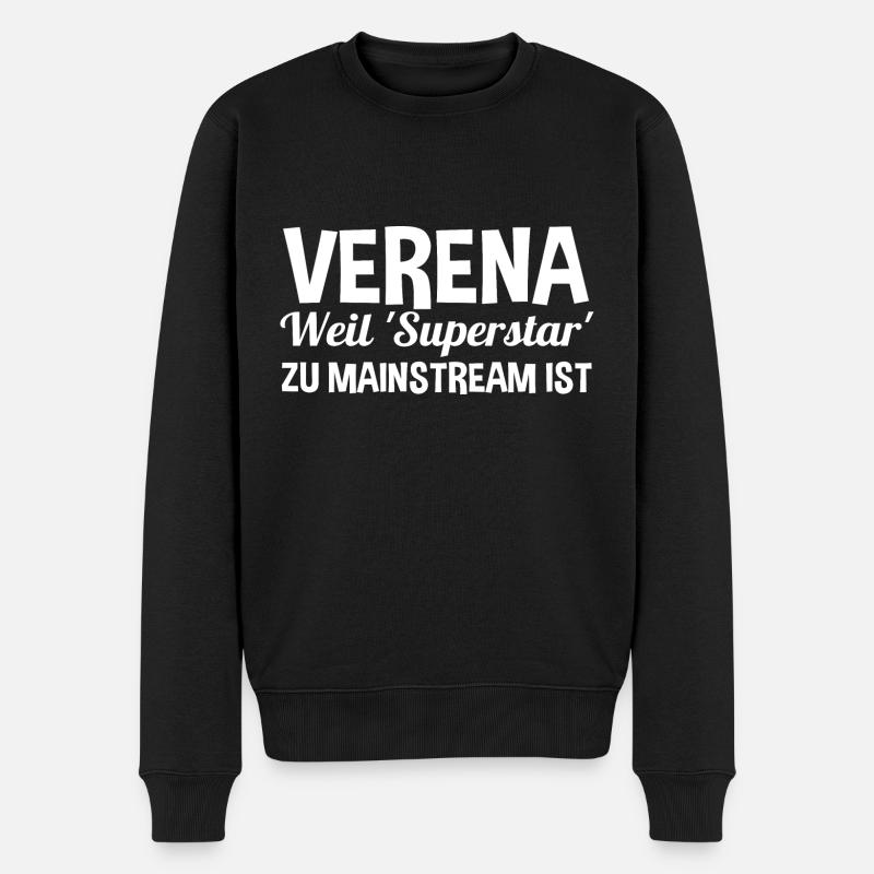 Prénom Verena - Pull Premium bio Homme - noir